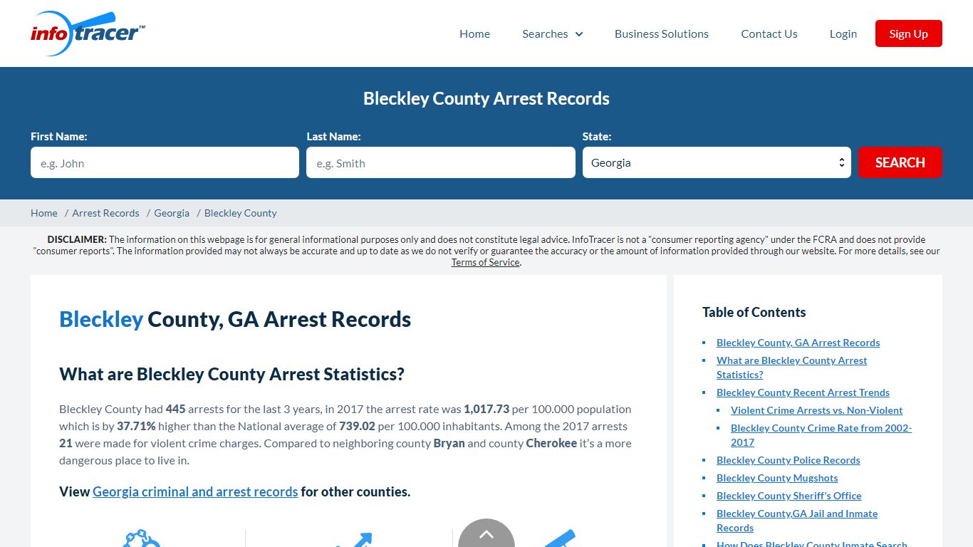 Bleckley County, GA Arrests, Mugshots & Jail Records - InfoTracer